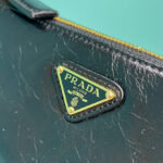 Prada Re-Edition 2002 Small Leather Shoulder Bag 1BC201 Black